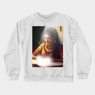 Lallashwari Lal Ded Divine Poet Crewneck Sweatshirt